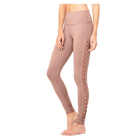 ALO Yoga Pants - Alo Yoga Interlace Legging in Smoky Quartz